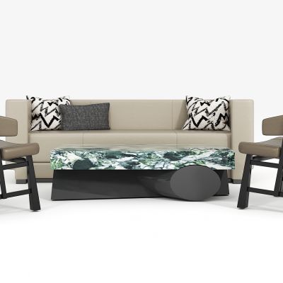 洽谈沙发茶几组合2