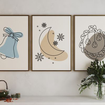 现代活力卡通海报挂画