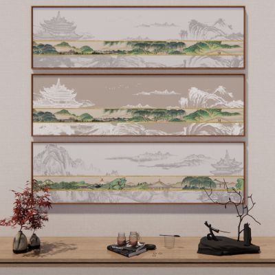 新中式装饰挂画