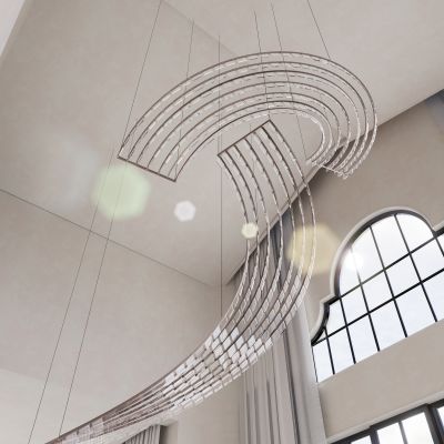 现代艺术亚克力吊灯