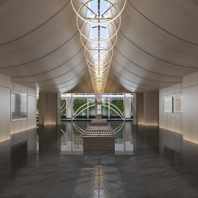 现代酒店展厅空间