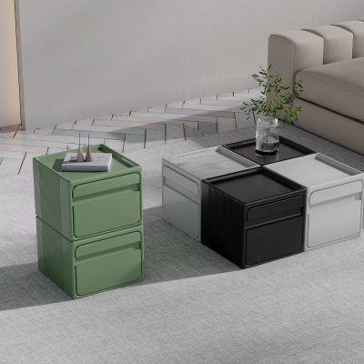 OUYOULIFE网红小户型床头柜ins风小型收纳边柜创意简约储物小柜子