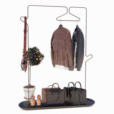 现代服饰衣架组合