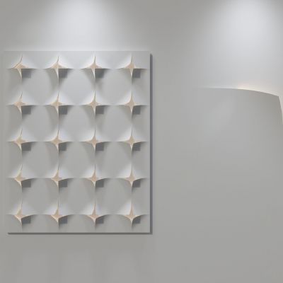 现代石膏灯_墙饰