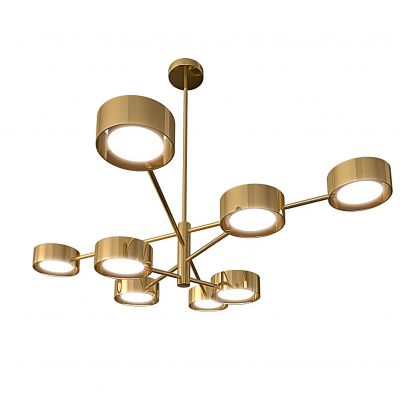 吸顶多头金属吊灯