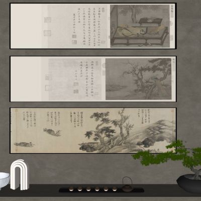 新中式装饰挂画