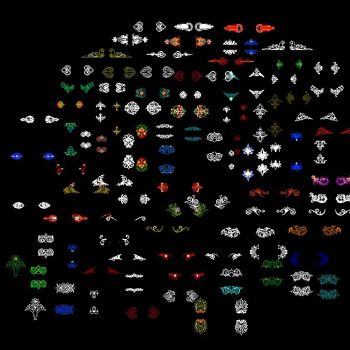 2022欧式罗马柱雕刻图案CAD图库