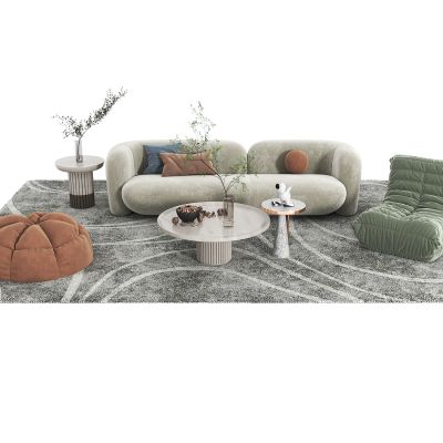 现代沙发茶几组合