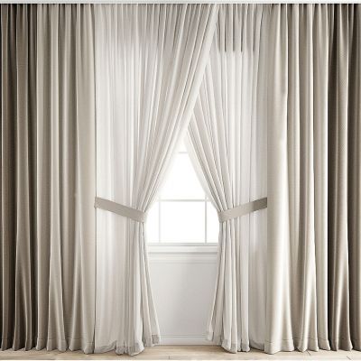 现代窗帘 窗纱