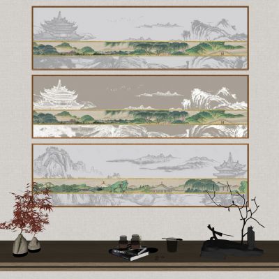 新中式装饰挂画