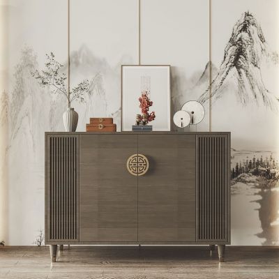 新中式玄关边柜