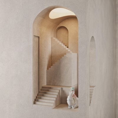 嵌入式壁灯 墙角石膏壁灯