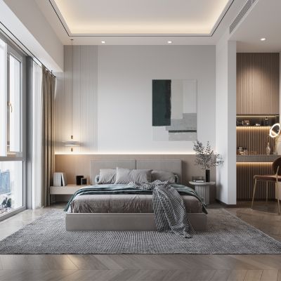 现代卧室