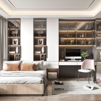 现代榻榻米卧室