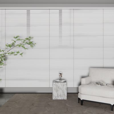 现代百叶帘 摆件组合