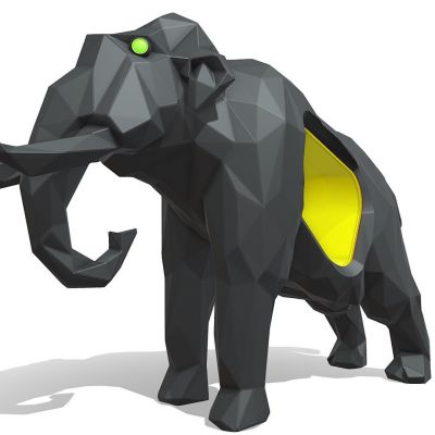 动物雕塑大象摆件