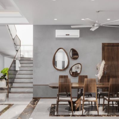 新中式客厅厨房