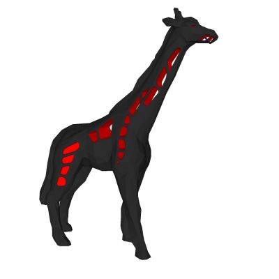 动物雕塑长颈鹿摆件