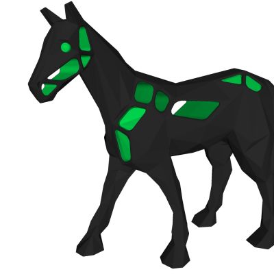 动物雕塑马摆件