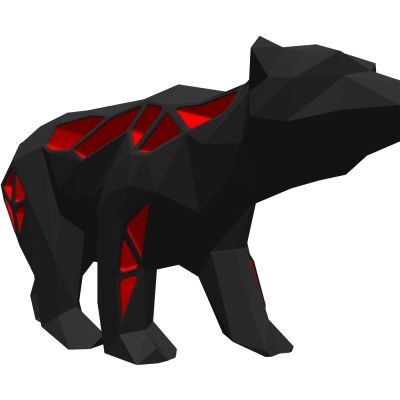 动物雕塑北极熊摆件