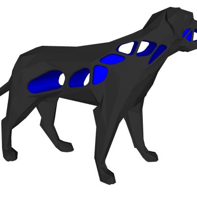 动物雕塑狗摆件