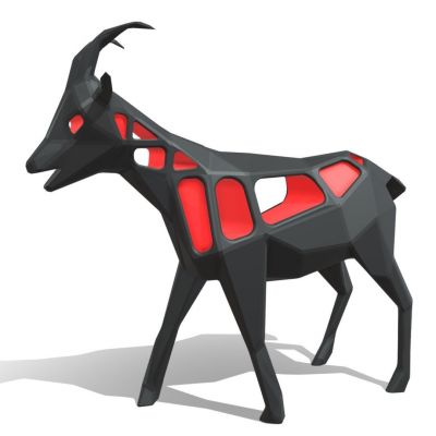 山羊雕塑摆件