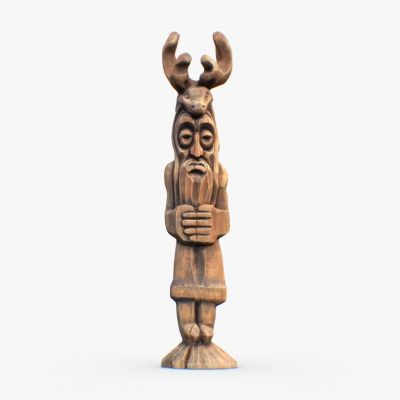 雕塑萨满民族雕塑