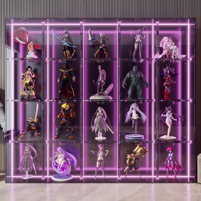 现代手办装饰柜