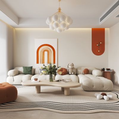 法式奶油风客餐厅