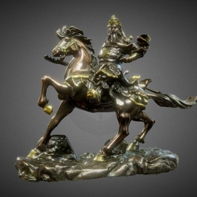 人物雕塑关公关羽