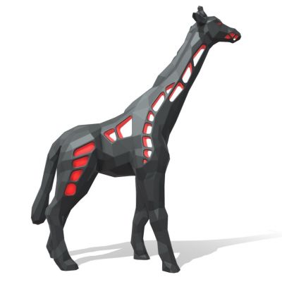 动物雕塑长颈鹿摆件