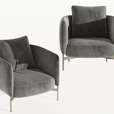 现代休闲沙发单人沙发