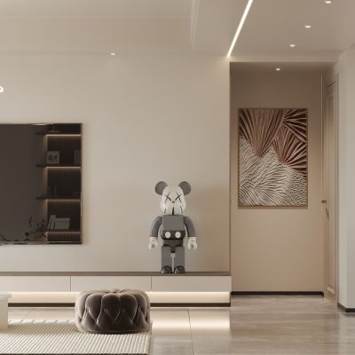 现代客餐厅，沙发茶几组合，餐桌椅组合