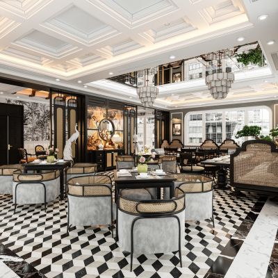 欧式古典西餐厅