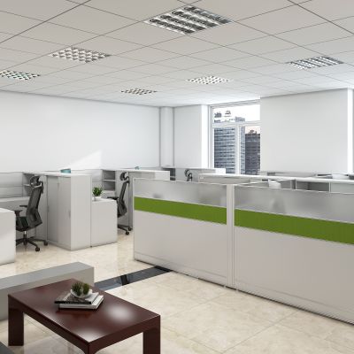 现代办公室SU模型