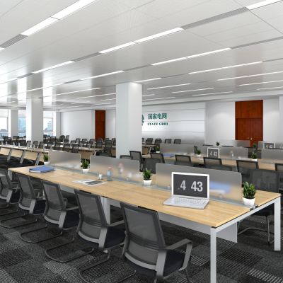 现代大报告厅，培训室，新媒体中心3D模型