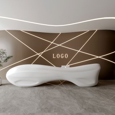 现代办公前台 公司前台 接待台 收银台 吧台 接待处 简约前台