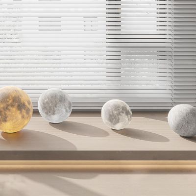 现代月球落地灯