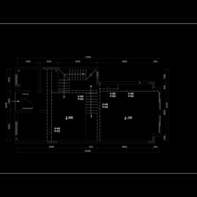 凯茵新城别墅设计装修施工图