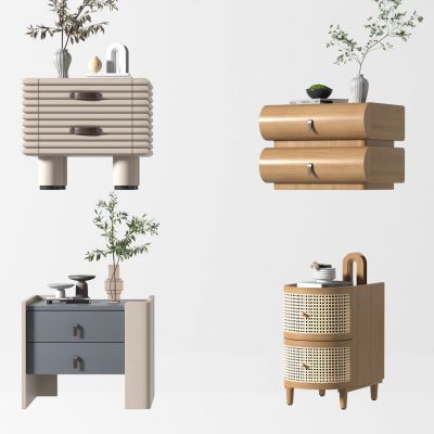 北欧 床头柜