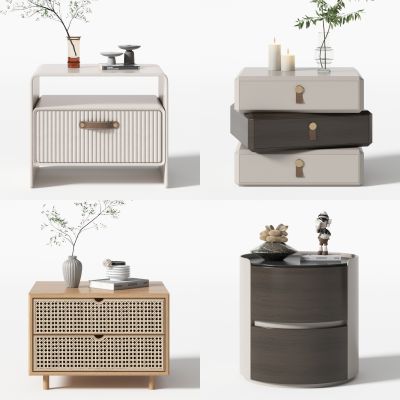现代 床头柜