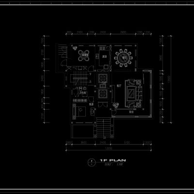 别墅设计装修施工图