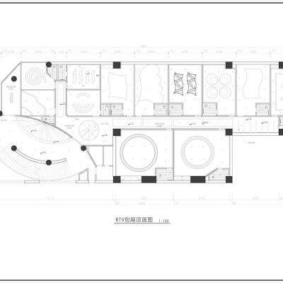 KTV包厢设计装修施工图