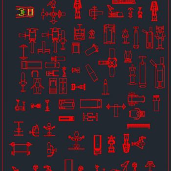 CAD简约大师专用图库家居用品