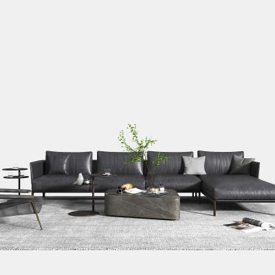 现代意大利皮革沙发