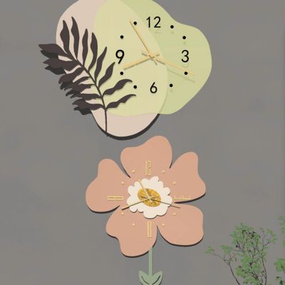 轻奢花挂钟 钟表