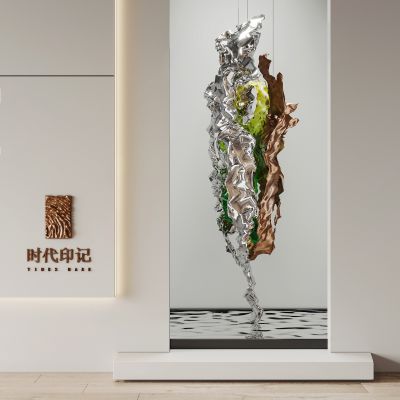 现代雕塑_水景_金属雕塑