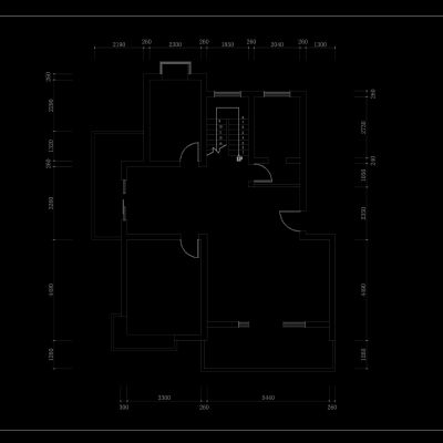 中式，家居设计装修施工图CAD施工图