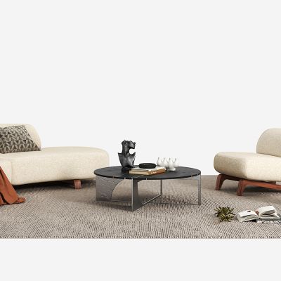 侘寂风沙发茶几组合