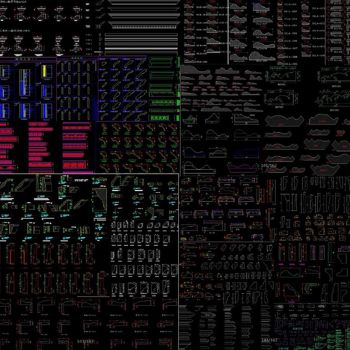 各类线条素材CAD图